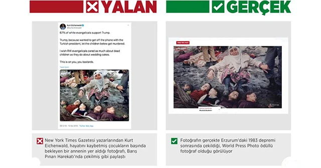 ABD'li yazardan 'ödüllü fotoğrafla' harekat aleyhinde manipülasyon çabası